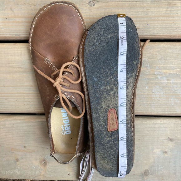 Clarks Janey Mae womens brown leather lace up oxfords wide toe box shoes comfy - Picture 10 of 13